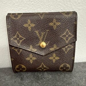 Louis Vuitton Monogram Small Envelope Wallet in Brown and Tan